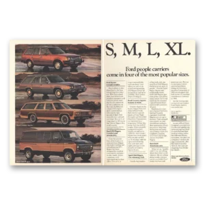 1984 Ford Print Ad | S M L Xl