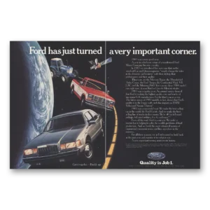 1984 Ford Print Ad | Important Corner