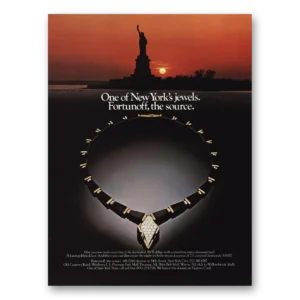 1984 Fortunoff Print Ad | Jewels