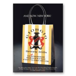 1984 Giorgio Beverly Hills Print Ad | And Now New York