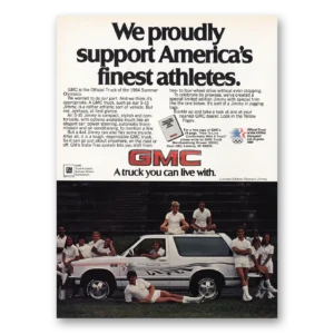 1984 GMC Trucks Print Ad | Olympic Jimmy