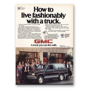 1984 GMC Trucks Print Ad | Live Fashionably