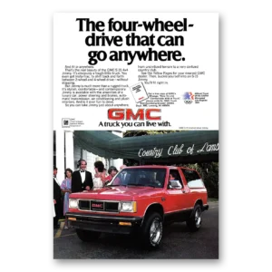 1984 GMC Trucks Print Ad | Four Wheel Drive