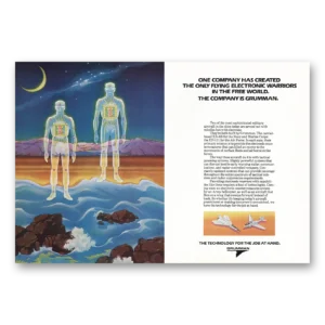 1984 Grumman Print Ad | Flying Electronic Warriors