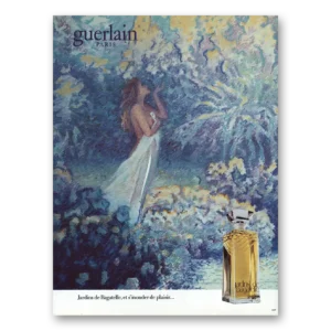 1984 Jardins de Bagatelle Perfume Print Ad | Paris French