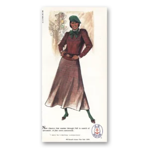 1984 J G Hook Print Ad | Saunter Through Fall