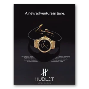 1984 Hublot Watches Print Ad | New Adventure