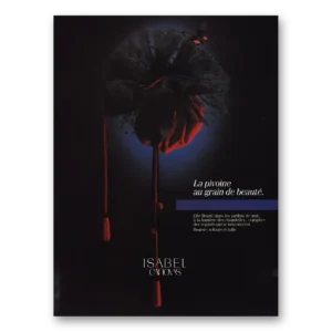 1984 Isabel Canovas Print Ad | La Pivoine