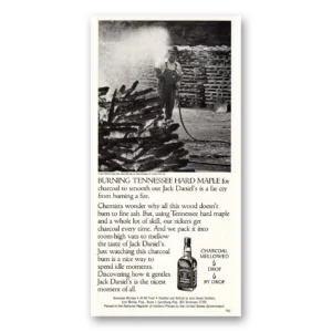 1984 Jack Daniels Print Ad | Tennessee Hard Maplet