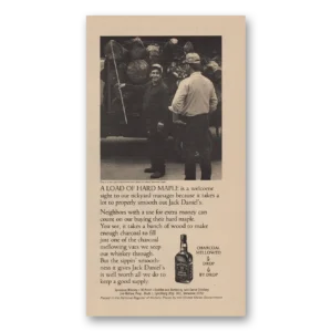 1984 Jack Daniels Print Ad | Hard Maple