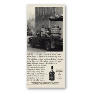 1984 Jack Daniels Print Ad | Some Things