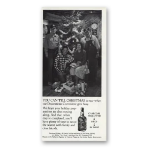 1984 Jack Daniels Print Ad | You Can Tell Christmas