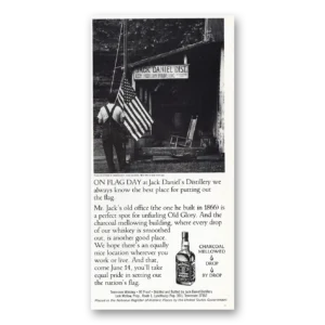 1984 Jack Daniels Print Ad | Flag Day