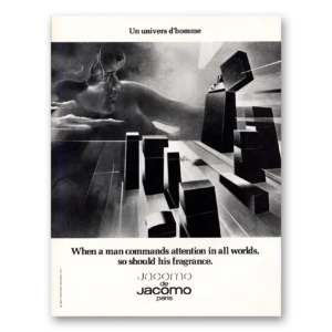 1984 Jacomo Print Ad | Un Univers Dhomme