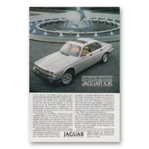 1983 Jaguar XJ6 Print Ad | Uncommonly