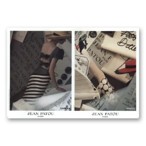 1984 Jean Patou Print Ad | Paris Fashion