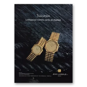 1984 Jean Lassale Print Ad | Thalssa Watch