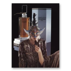 1984 Jean Louis Scherrer Parfum Print Ad | Paris Parfum