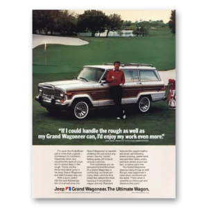 1984 Jeep Wagoneer Print Ad | Andy Bean