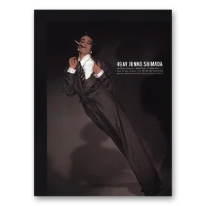 1984 Junko Shimada Print Ad | 49 Av Suit French