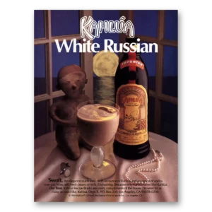 1984 Kahlua Print Ad | White Russian