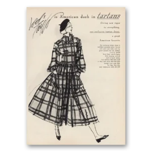 1984 Lord & Taylor Print Ad | American Dash In Tartans