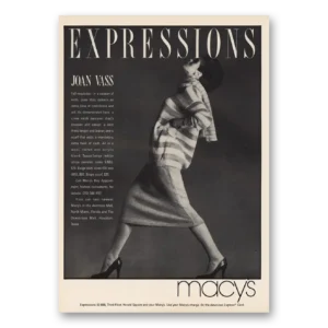 1984 Macys Print Ad | Joan Vass Expressions