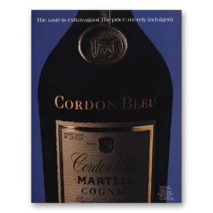 1984 Cordon Bleu Cognac Print Ad | Taste Extravagant