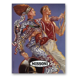 1984 Missoni Fashion Print Ad | Rue Du Bac Paris