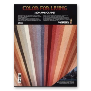 1984 Mohawk Carpet Mills Print Ad | Color For Living