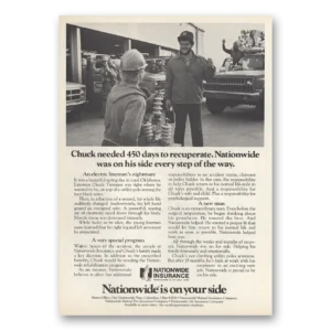 1984 Nationwide Insurance Print Ad | Chuck 450