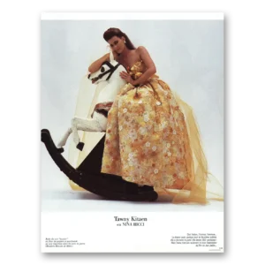 1984 Nina Ricci Print Ad | Tawny Kitaen