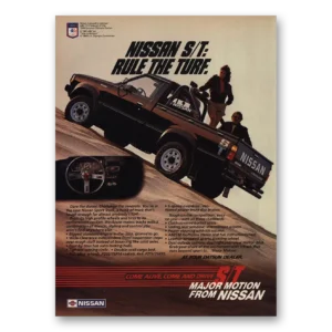1984 Nissan Sport Truck Print Ad | Rule Turf