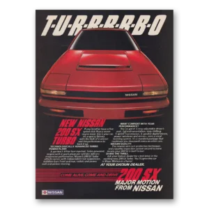 1984 Nissan 200SX Print Ad | Turbo Five