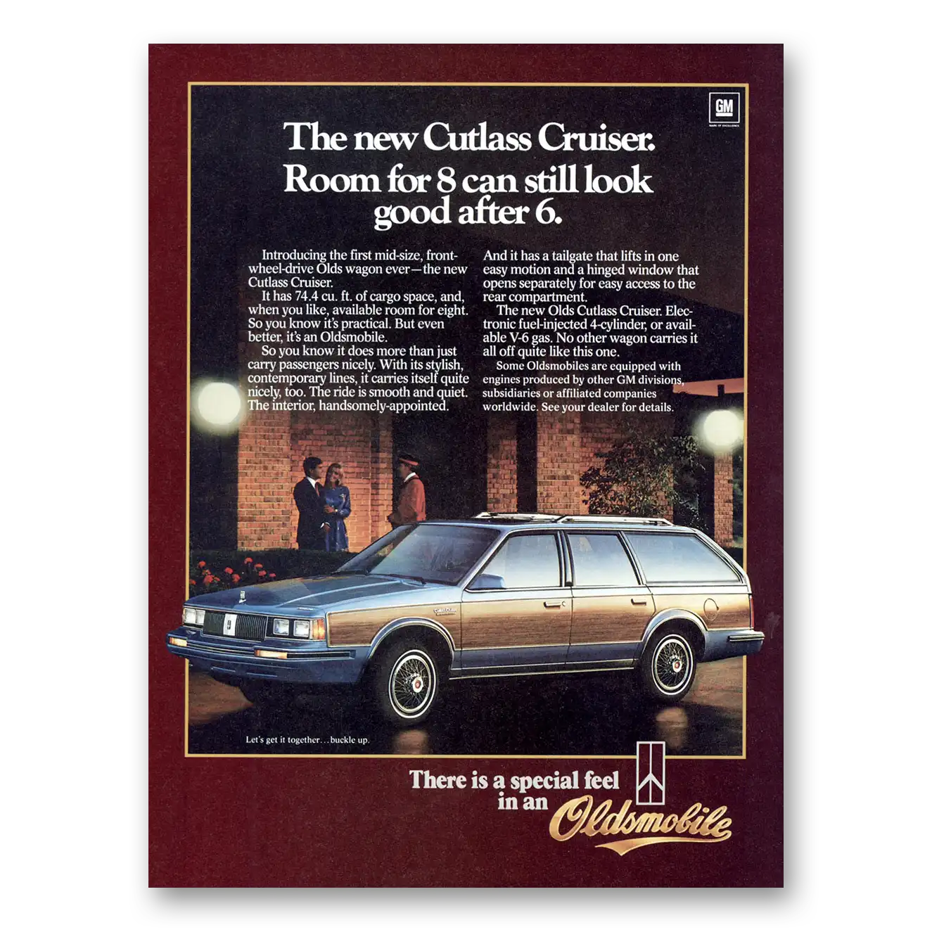 1983 Oldsmobile Cutlass Print Ad | Room
