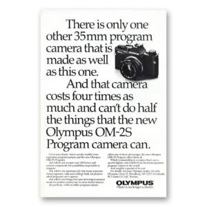 1984 Olympus Camera Print Ad | Only One