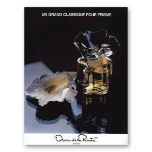 1984 Oscar de la Renta Parfum Print Ad | Un Grand