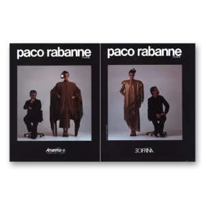 1984 Paco Rabanne Print Ad | Paris Fashion