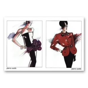 1984 Pierre Cardin Print Ad | French Sketch