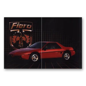 1984 Pontiac Fiero Print Ad | About To Meet
