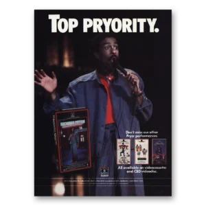 1984 Richard Pryor Promo Print Ad | Top Pryority