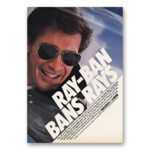 1984 Ray Ban Sun Glasses Print Ad | Bans Rays