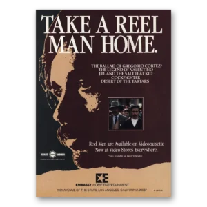 1984 Reel Home Promo Print Ad | Reel Man Home