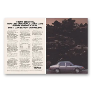1984 Saab Print Ad | Junk Yard