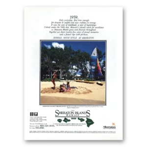 1984 Sheraton Hotels Hawaii Print Ad | Only Yesterday