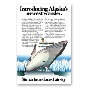 1984 Sitmar Cruises Print Ad | Fairsky