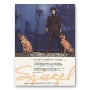 1984 Spiegel Print Ad | French Designers