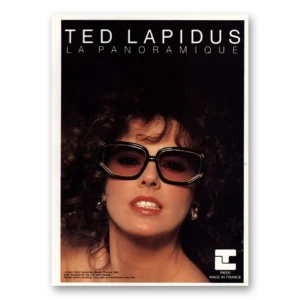 1984 Lamy Optic Print Ad | Ted Lapidus