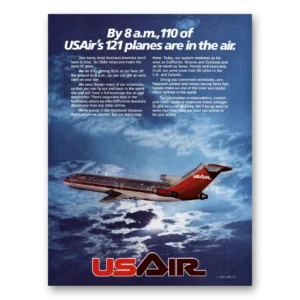 1984 US Air Print Ad | Planes Are Air