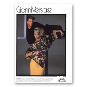 1984 Gianni Versace Print Ad | Paris Boutiques